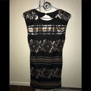 Super cute tribal print dress!